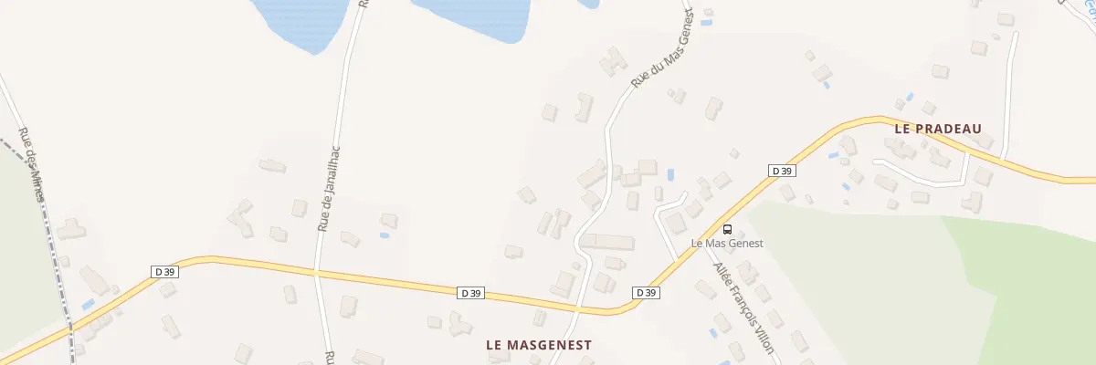 Plan du 53 Rue du Moulin de la Cane à Rilhac-Rancon