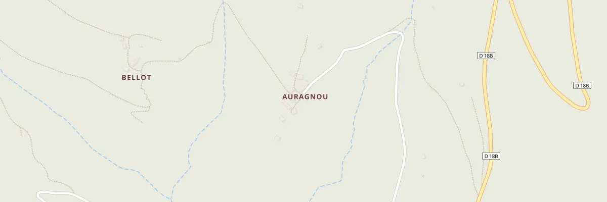 Plan du 9 Auragnou à Biert
