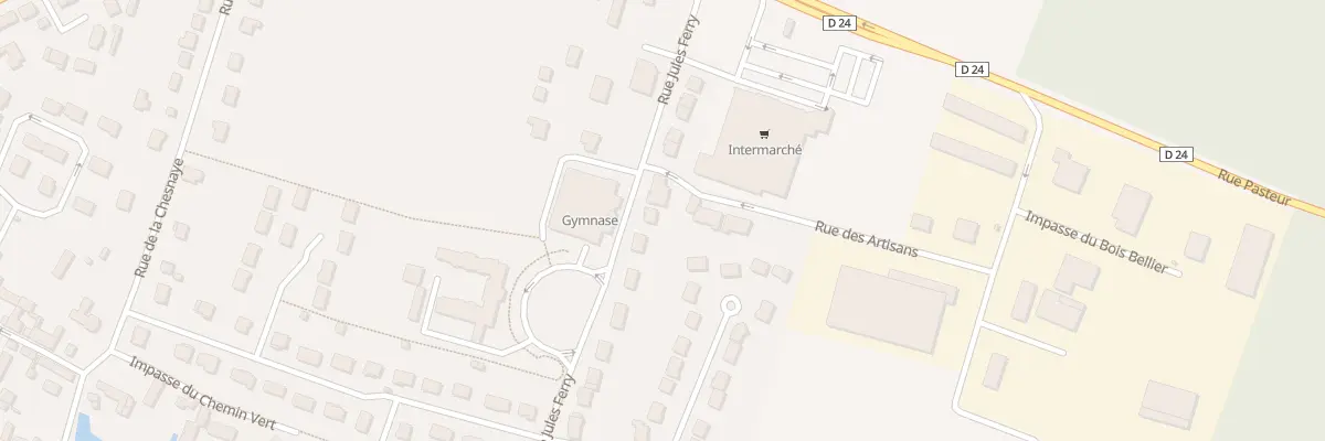 Plan du 32 Rue Jules Ferry à Fontaine-la-Guyon