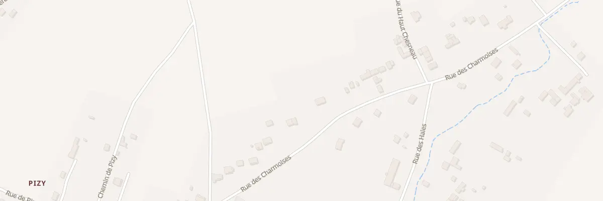 Plan du 36 Rue des Charmoises à Thésée