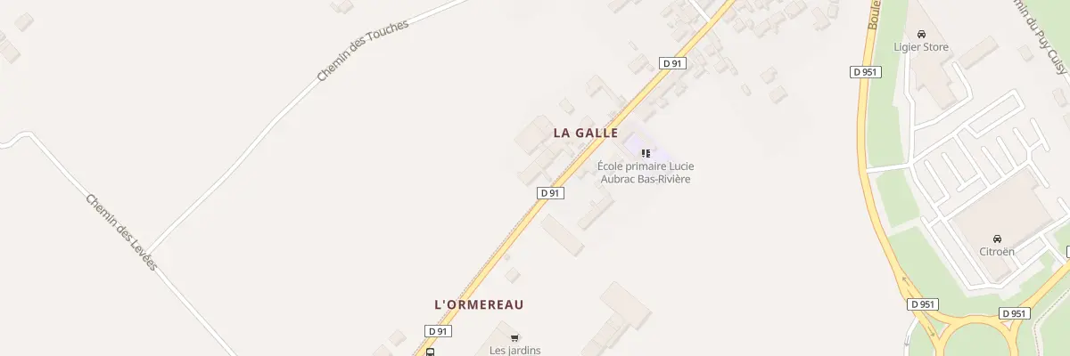 Plan du 109 Rue de Bas-Rivière à Blois