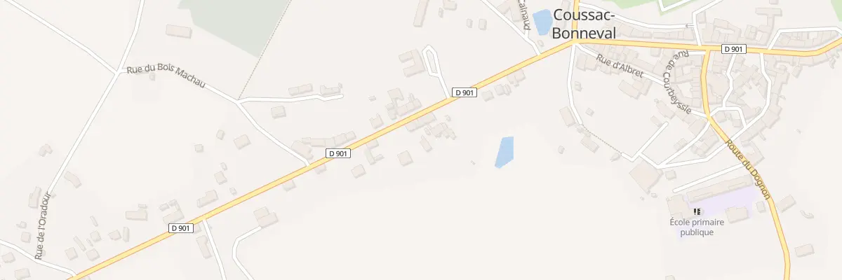 Plan du 23 Av Bonneval-Pacha à Coussac-Bonneval