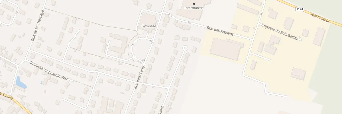 Plan du 29 Rue du Quatorze Juillet à Fontaine-la-Guyon