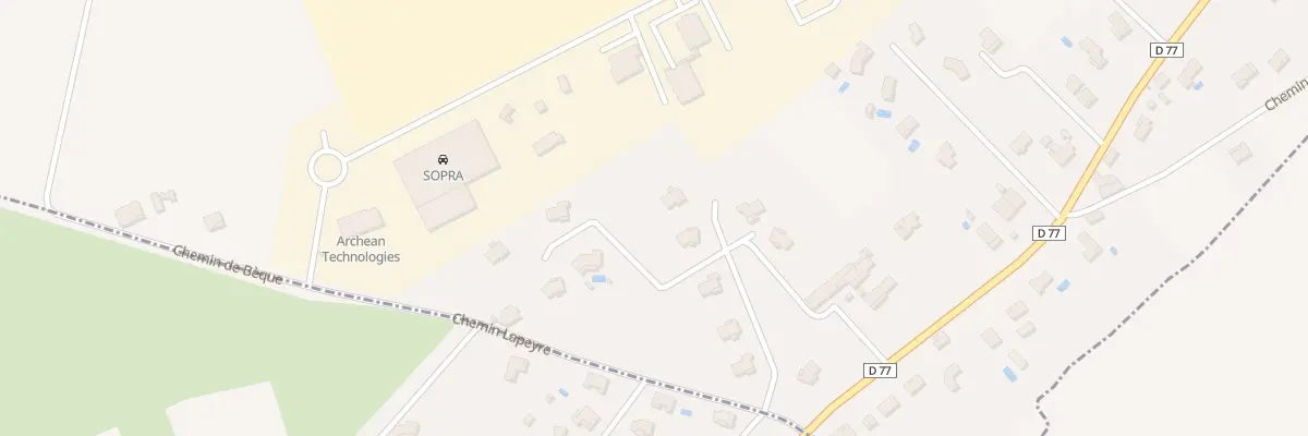 Plan du 150 Che de Lapeyre à Montauban