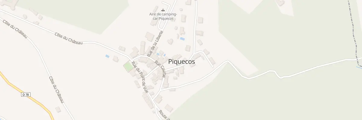 Plan du 15 Rue de Laplatte à Piquecos