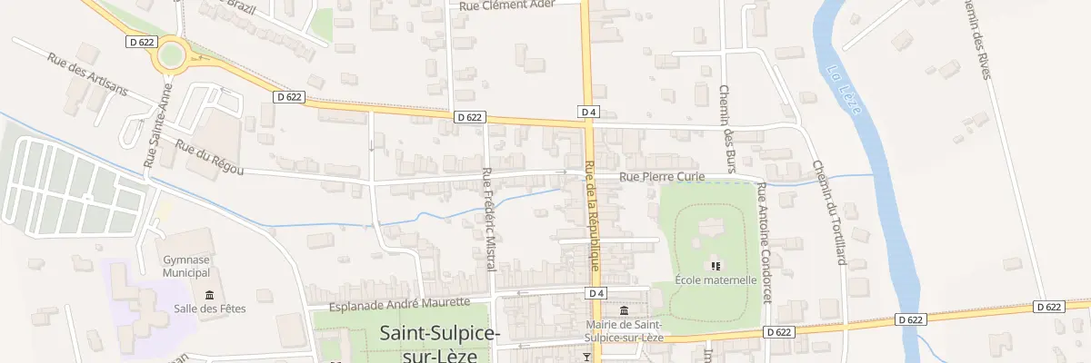 Plan du 4 Rue Léon Gambetta à Saint-Sulpice-sur-Lèze