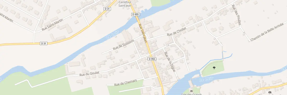Plan du 28 Rue Saint-jean à Châteaudun