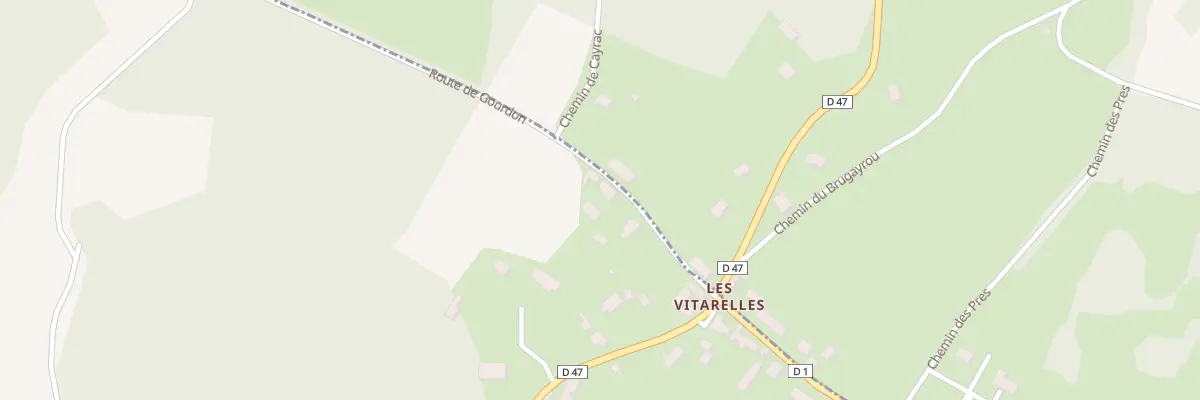 Plan du 522 Rte de Gourdon à Léobard