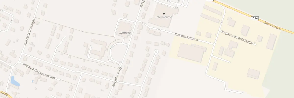 Plan du 33 Rue du Quatorze Juillet à Fontaine-la-Guyon