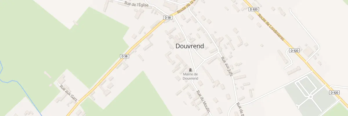 Plan du 13 Pl de la Mairie à Douvrend