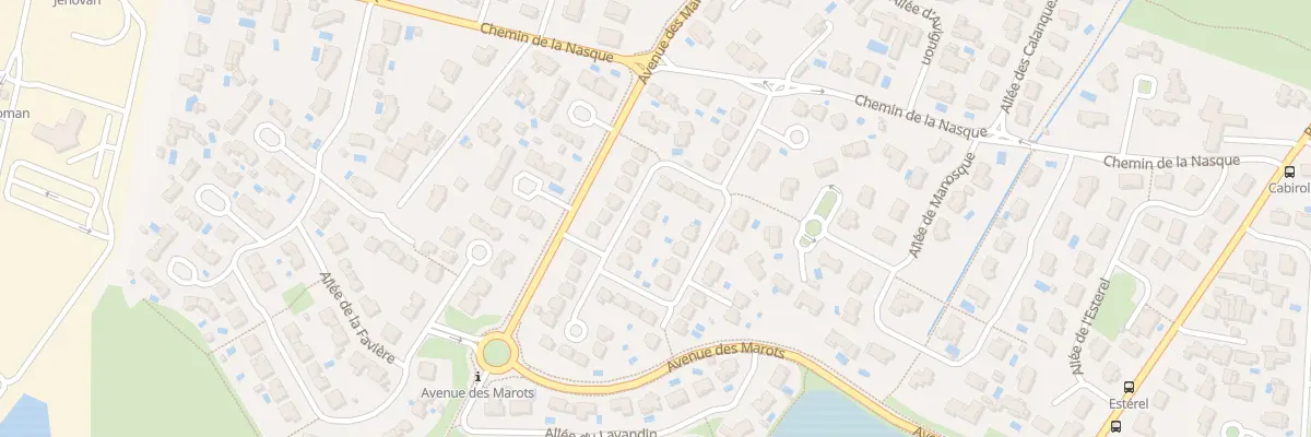 Plan du 17 All de Porquerolles à Colomiers