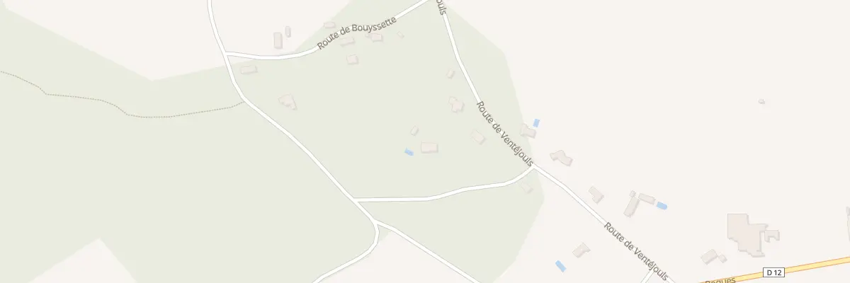Plan du 323 Rte de Ventéjouls à Saint-Vincent-Rive-d’Olt