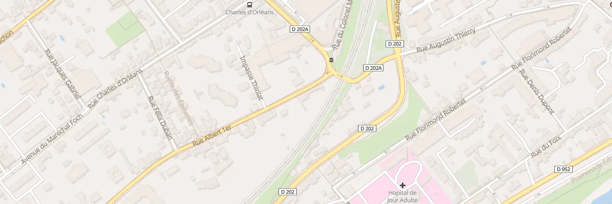 Plan du 6 Rue Albert 1er à Blois