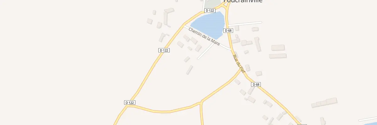 Plan du 2 Rue de la Mare à Foucrainville