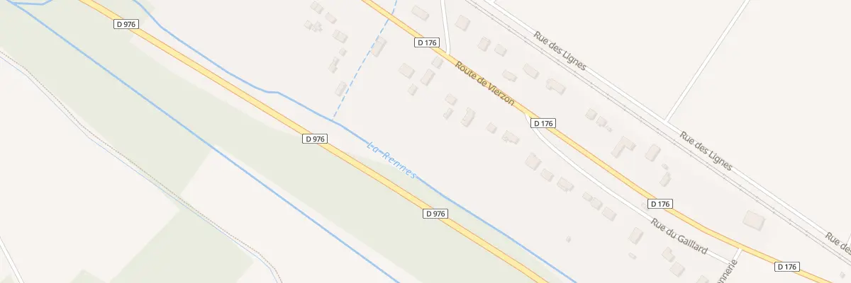 Plan du 55 Rte de Vierzon à Thésée