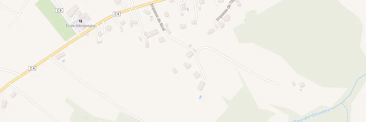 Plan du 5270 Rival à Puycornet