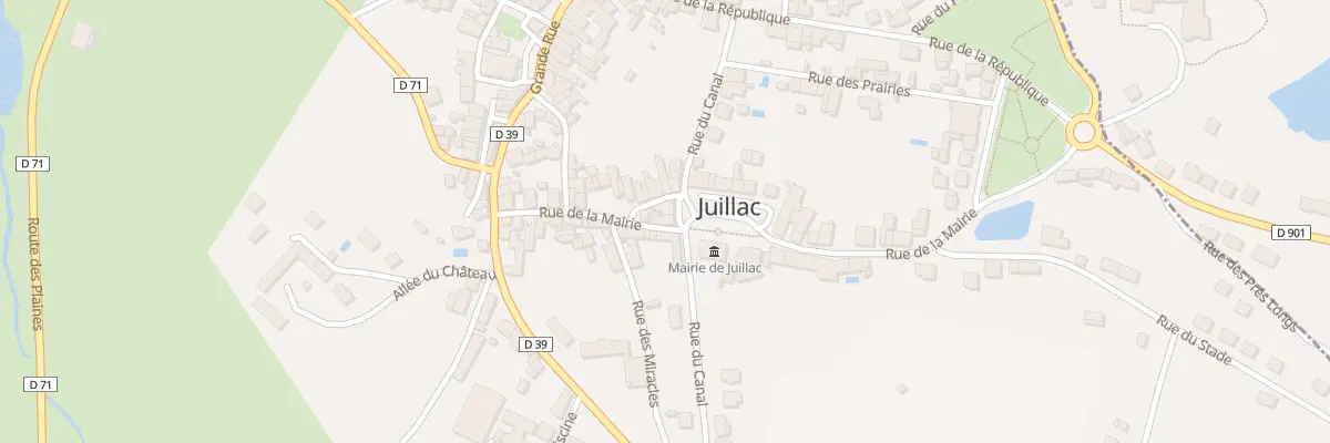 Plan du 1 Pl De La Mairie à Juillac