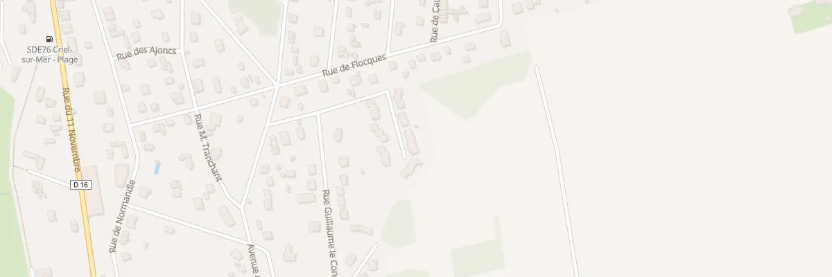 Plan du 15 Av de Rouen à Criel-sur-Mer