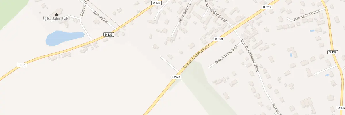 Plan du 3 Rue de Châteauneuf à Tréon