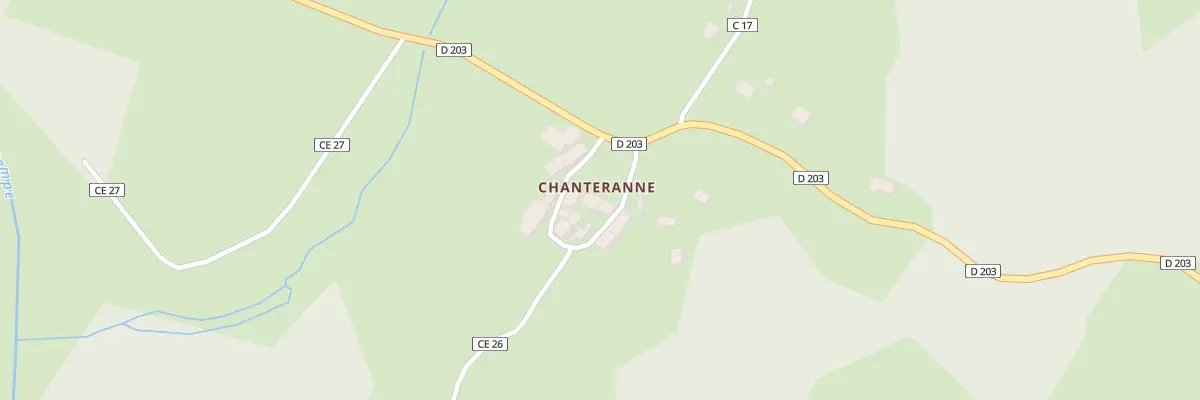 Plan du 5754 Chanteranne à Châteauponsac