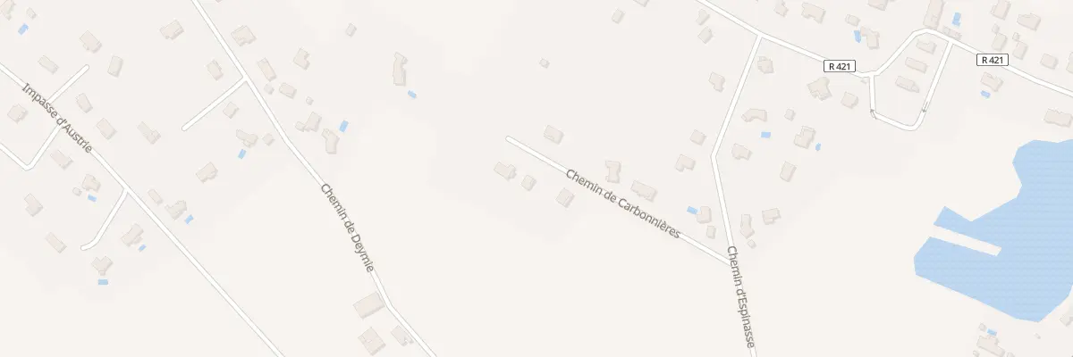 Plan du 201 Che des Carbonnières à Montauban