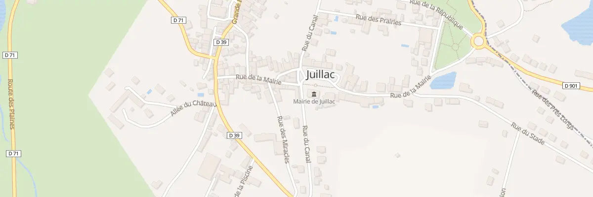 Plan du 10B Rue Du Canal à Juillac