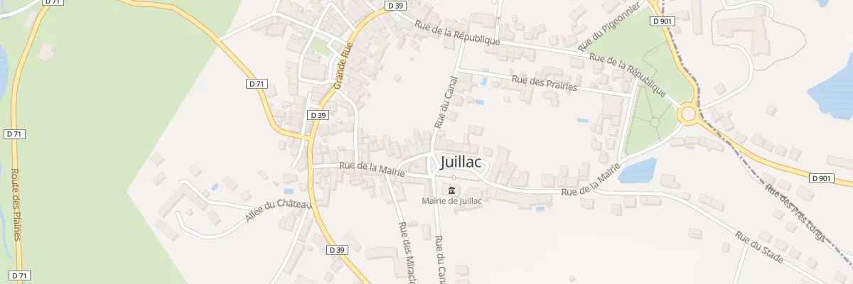 Plan du 8 Rue Du Canal à Juillac
