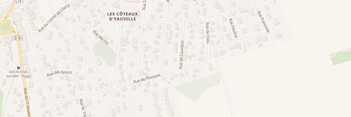 Plan du 10 Rue de Caumont à Criel-sur-Mer
