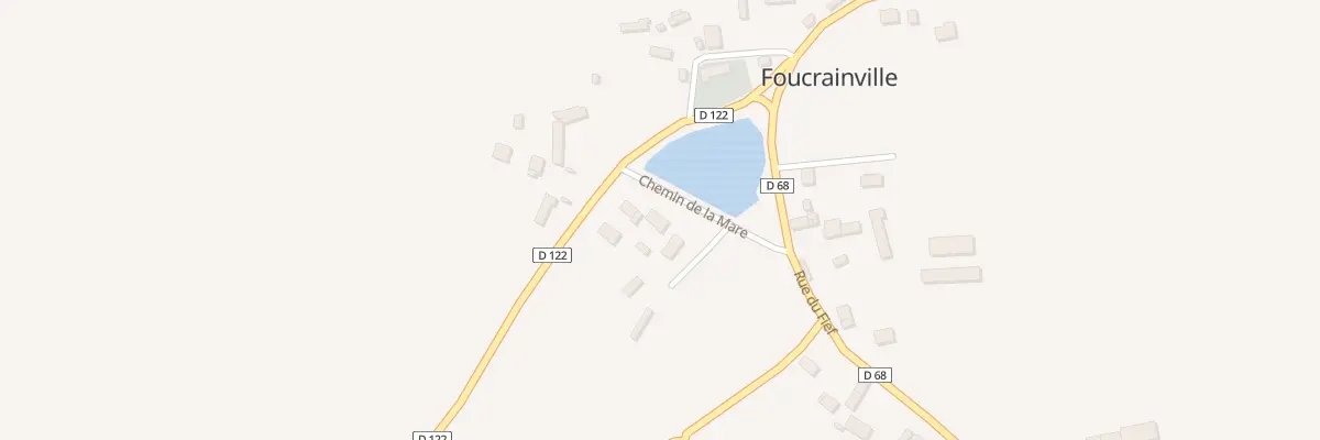 Plan du 1B Rue de la Mare à Foucrainville