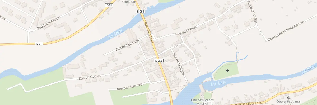 Plan du 25 Rue Saint-jean à Châteaudun