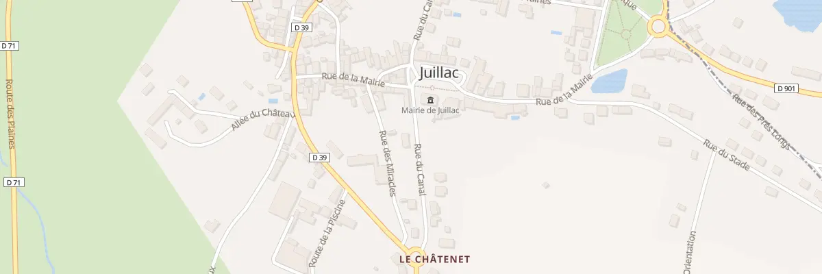 Plan du 14 Rue Du Canal à Juillac