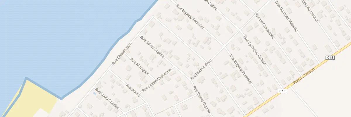 Plan du 14 Rue Ste Sophie à Criel-sur-Mer