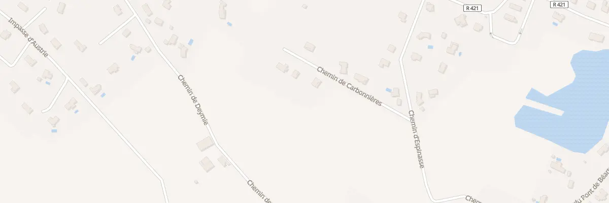 Plan du 165 Che des Carbonnières à Montauban