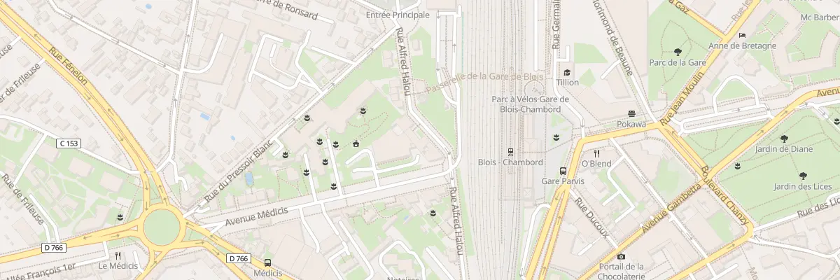Plan du 18 Rue Alfred Halou à Blois