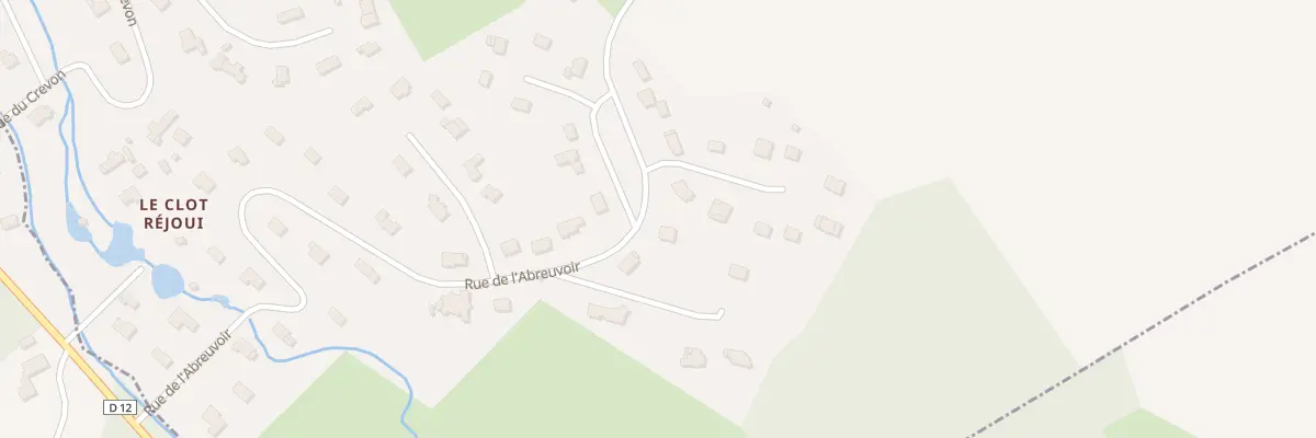 Plan du 540 Rue de l’Abreuvoir à Catenay