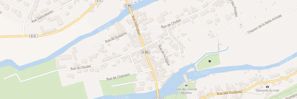 Plan du 21 Rue Saint-jean à Châteaudun