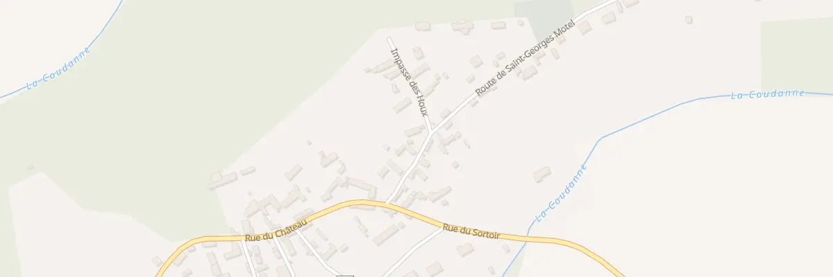 Plan du 1 Imp des Houx à Louye