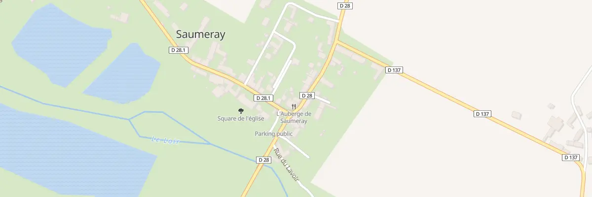Plan du 1 Rue de la Mairie à Saumeray
