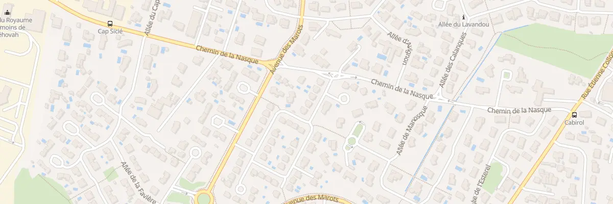 Plan du 8 All de Porquerolles à Colomiers