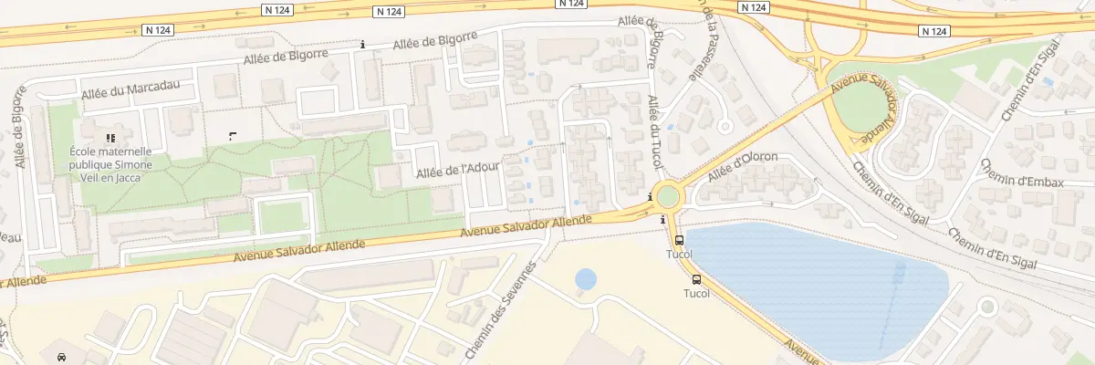 Plan du 22 All du Tucol à Colomiers