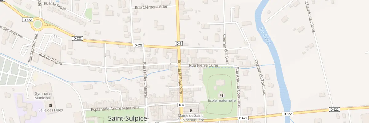 Plan du 4 Rue Pierre Curie à Saint-Sulpice-sur-Lèze