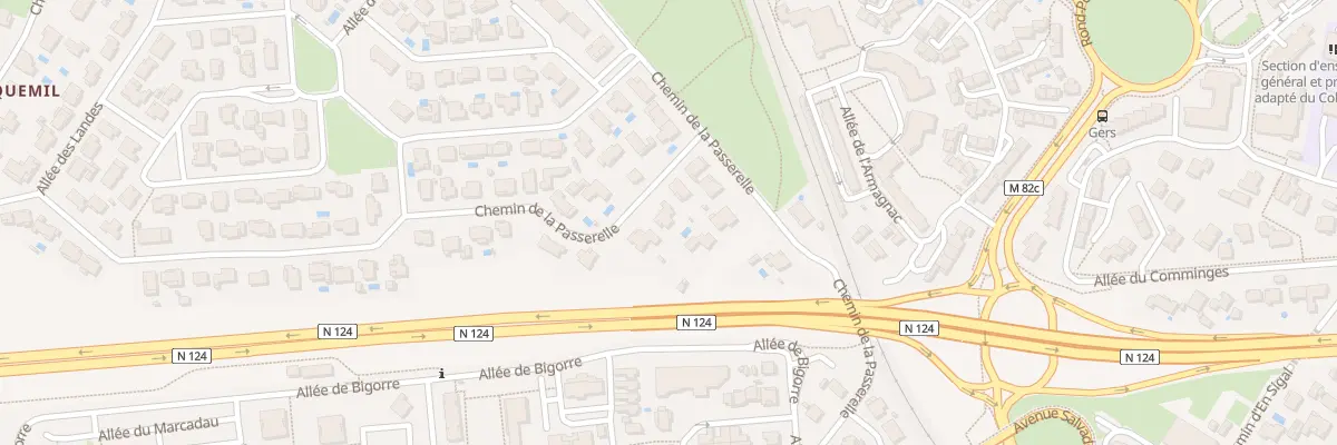 Plan du 17 Che de la Passerelle à Colomiers