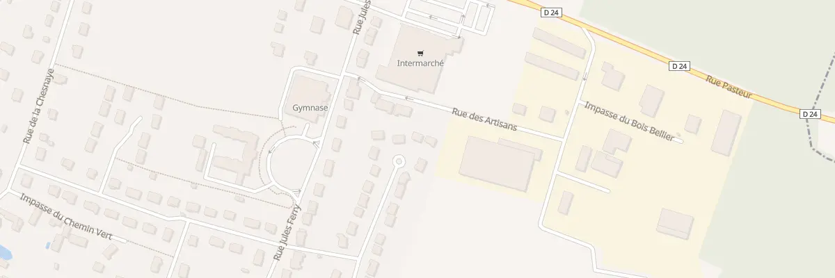 Plan du 40 Rue du Quatorze Juillet à Fontaine-la-Guyon