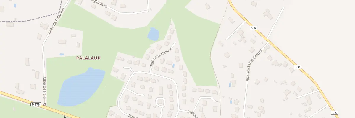 Plan du 8 Rue de la Colline à Feytiat
