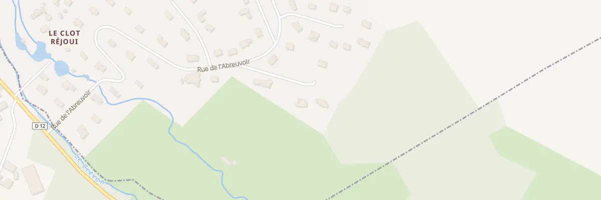 Plan du 134 Imp du Moulin à Catenay