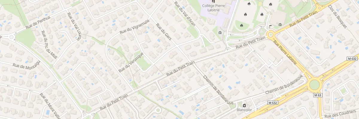 Plan du 1 Rue du Gers à Tournefeuille