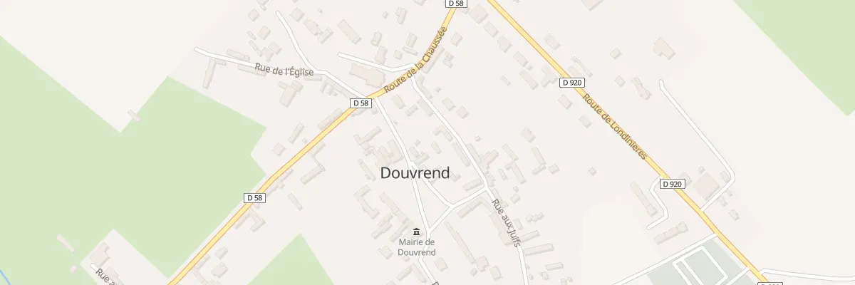 Plan du 1 Pl de la Mairie à Douvrend