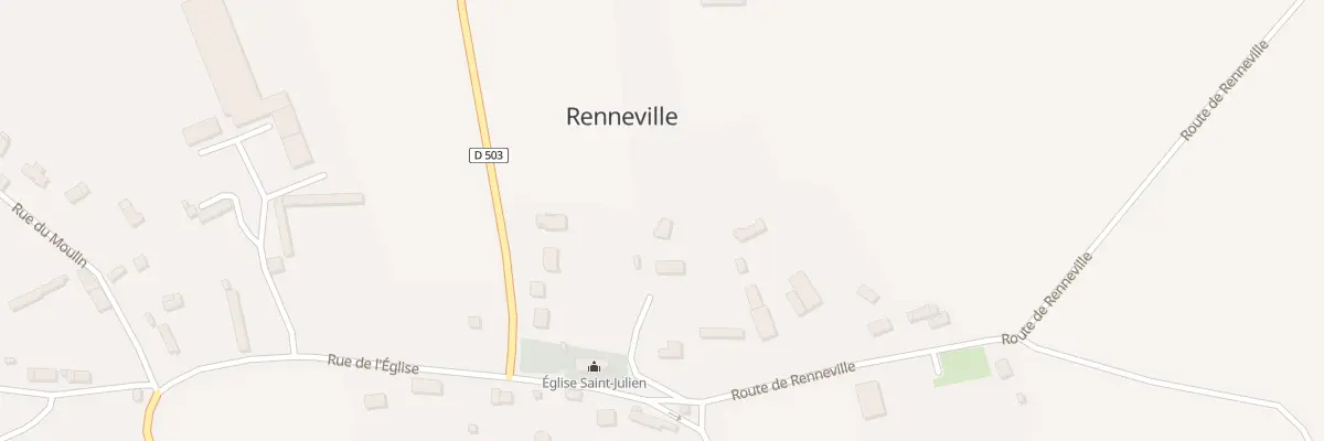Plan du 5003F Rue de l’Eglise à Renneville
