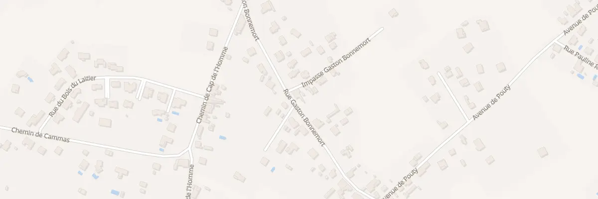 Plan du 499 Rue Gaston Bonnemort à Montauban