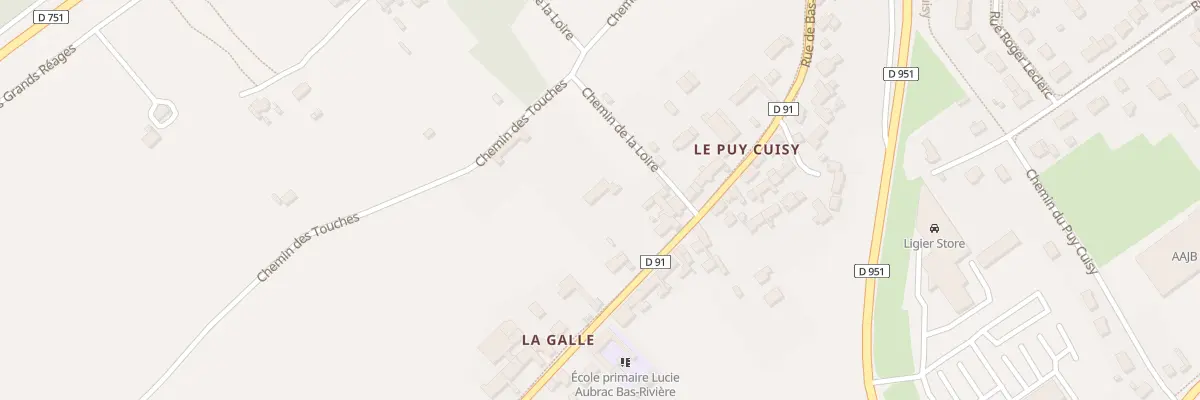 Plan du 91 Rue de Bas-Rivière à Blois